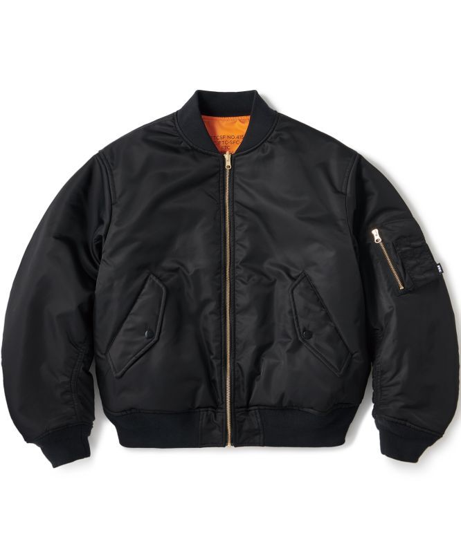 画像1: FTC/SPEC MA-1 JACKET  BLACK