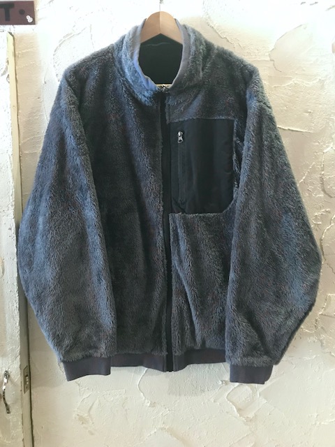 画像3: (SALE 30%OFF) REVO/NYLONxBOA STAND COLLER BLOUSON  BLACKxCHARCOAL