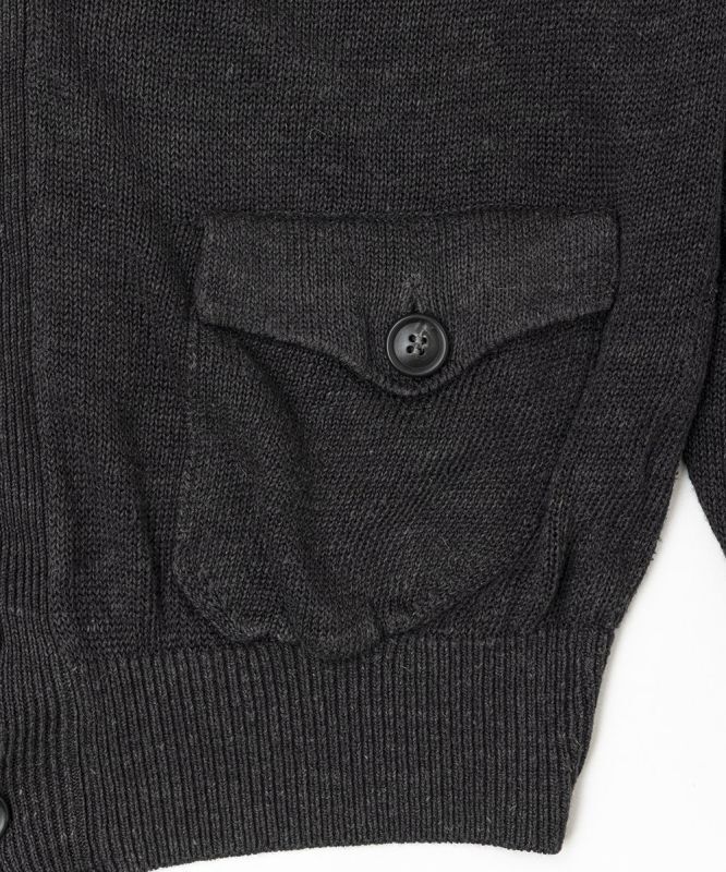 画像4: BELAFOTE/RT A‐1 KNIT CARDIGAN  CHARCOAL