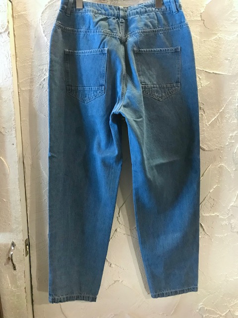 画像2: HAL HAM/DENIM WIDE TAPERED PANTS  STONE WASH