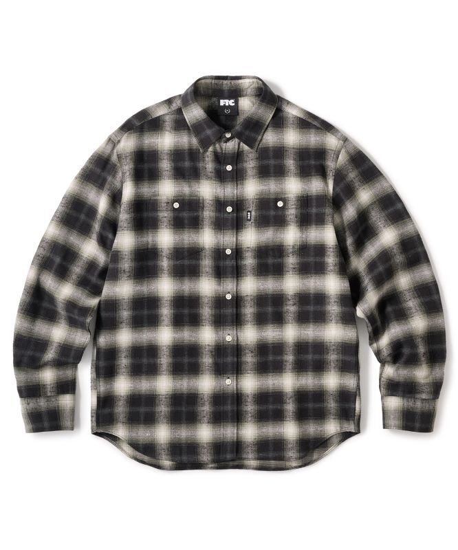 画像1: FTC/NEPPED PLAID NELL SHIRT  BLACK