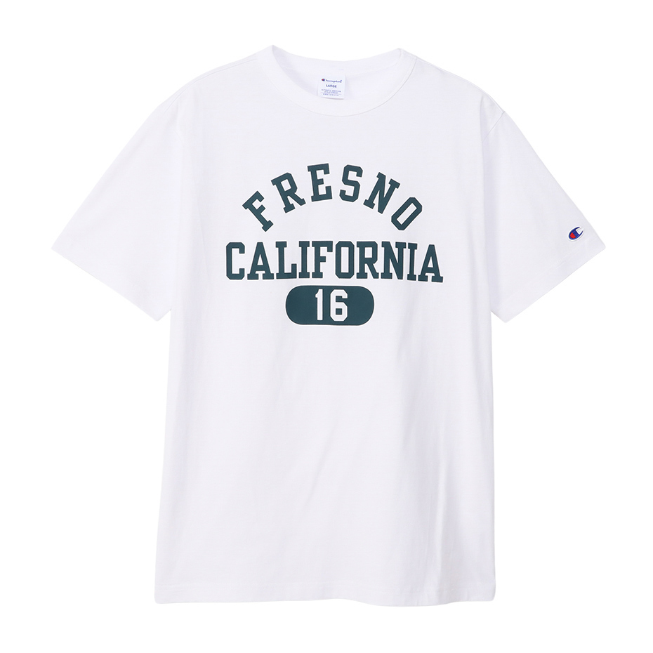 画像1: CHAMPION/SHORT  SLEEVE T CALIFORNIA  WHITE