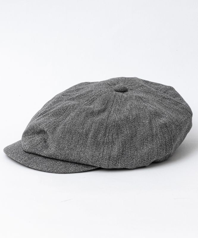 画像1: BELAFOTE/RT PEAKY HAT SOLT&PEPPER BLK CHAMBRAY