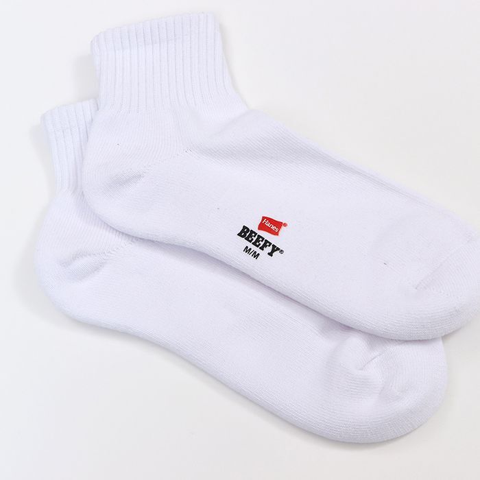 画像2: HANES/BEEFY 2p SOCKS  WHITE