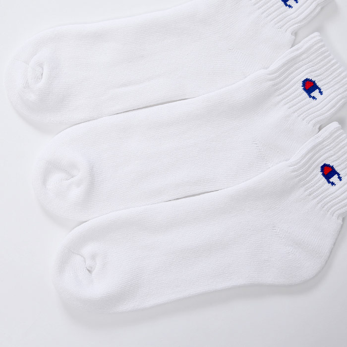 画像3: CHAMPION/QUARTER LENGTH SOCKS 3p  WHITE