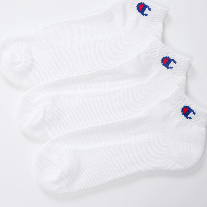 画像1: CHAMPION/SHORT LENGTH SOCKS 3p WHITE