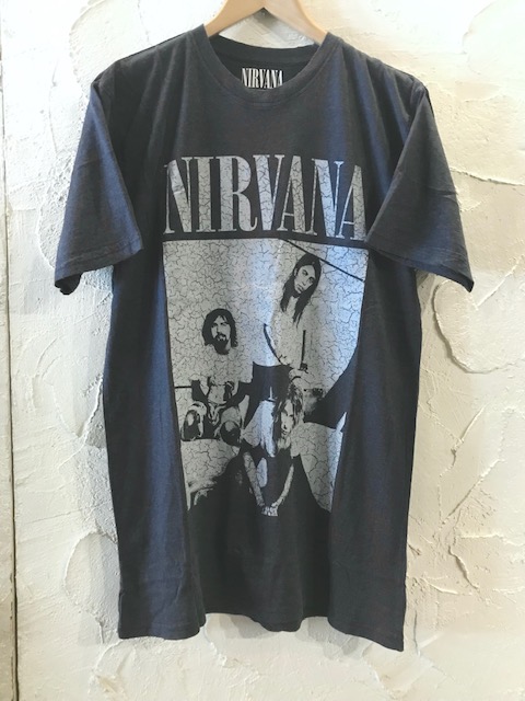 画像1: ROCK OFF/NIRVANA S/S T  CHARCOAL