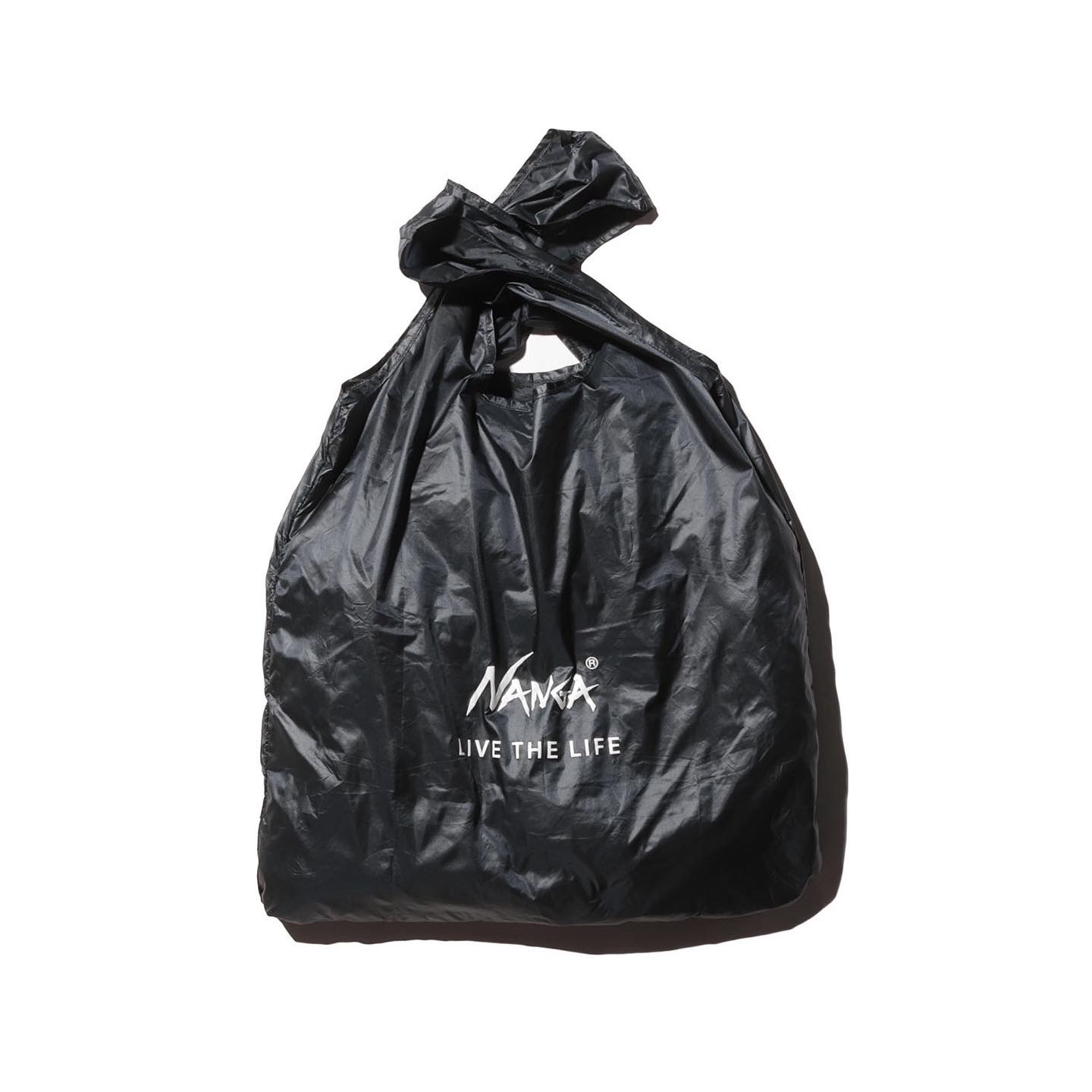 画像1: NANGA/POCKETABLE ECO BAG  BLACK