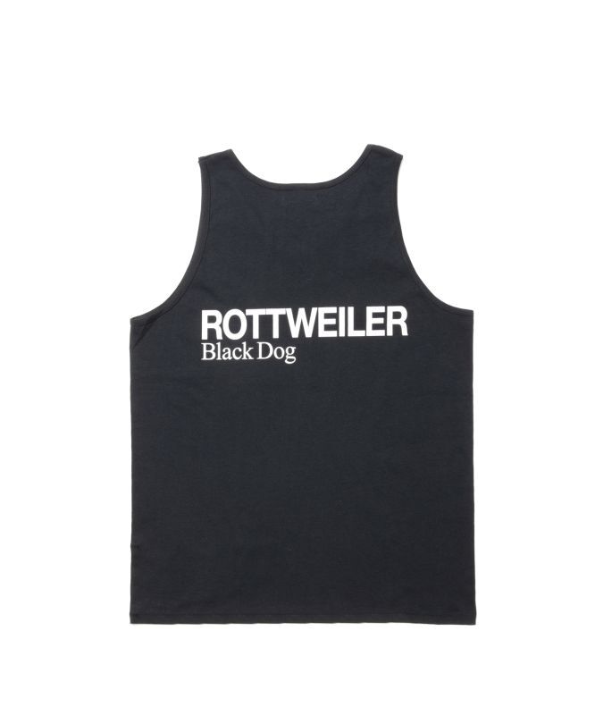 画像1: ROTTWEILER/2LINE TANK TOP  BLACK