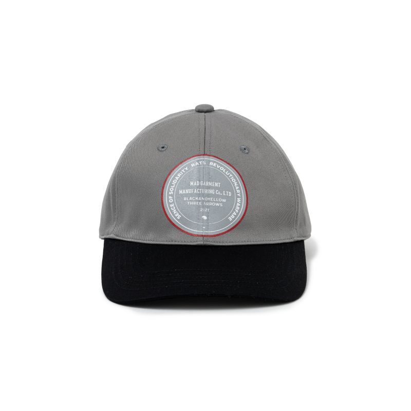 画像1: RATS/BLACK VISOR DAD CAP  GRAY