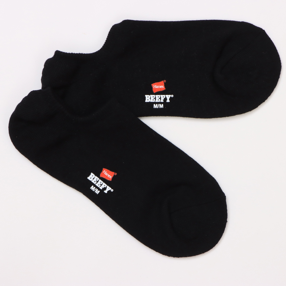 画像2: HANES/BEFFY GHOST SOX 2p  BLACK