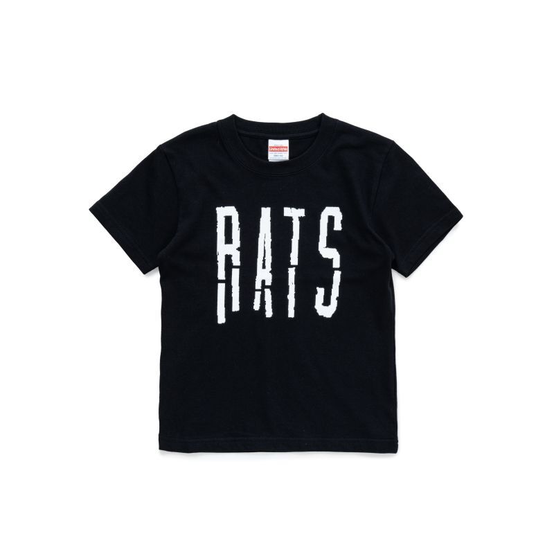 画像1: RATS/BLOKEN LOGO KID's T  BLACK