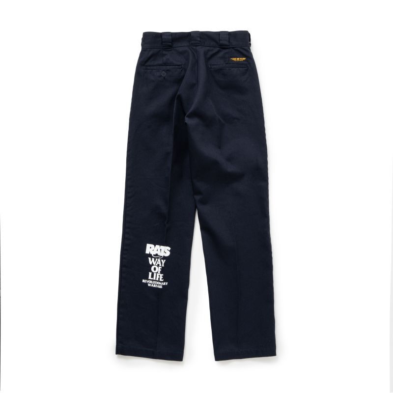画像1: (再アップ) RATS/T/C WORK PANTS PRINT  BLACK
