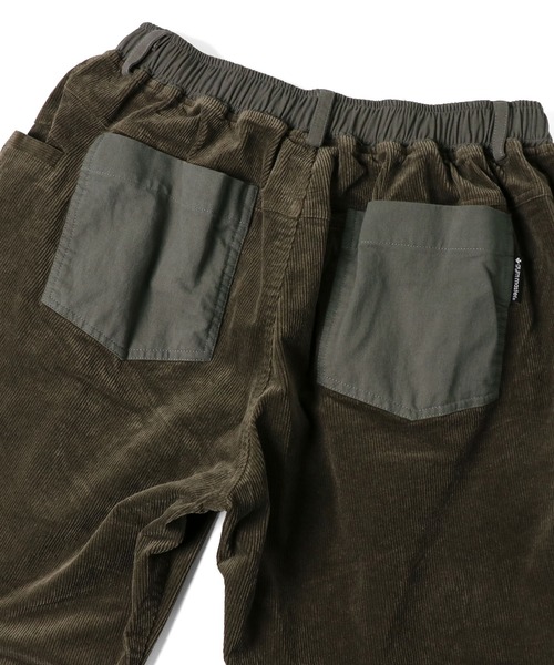 画像5: (再入荷) GYMMASTER/STRETCH CORDUROY TUCK PANT  BLACK