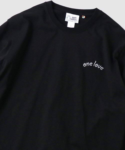 画像5: GYMMASTER/ONE LOVE EMBROIDERY LS T  BLACK