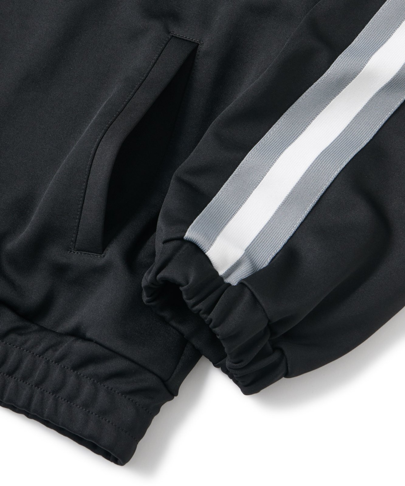 画像3: FTC/STRIPE RIB TRACK JERSEY  BLACK