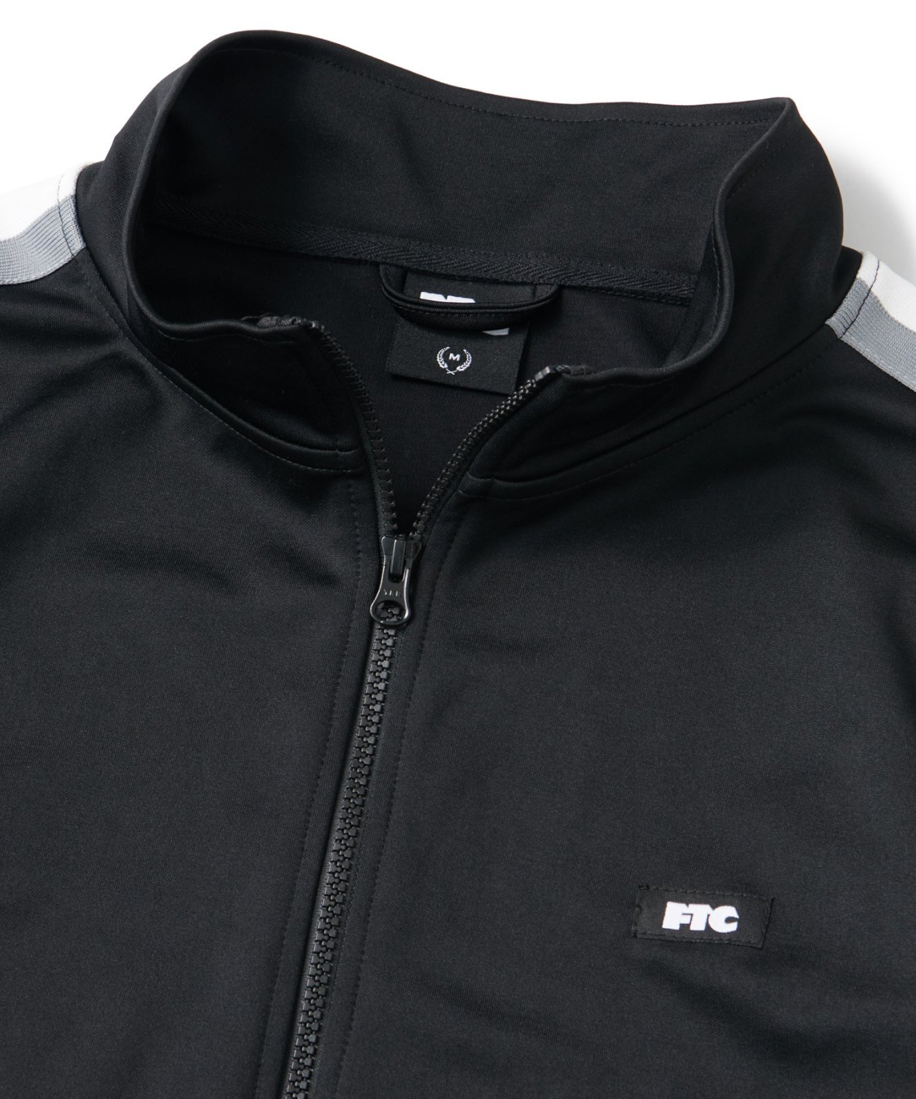 画像2: FTC/STRIPE RIB TRACK JERSEY  BLACK
