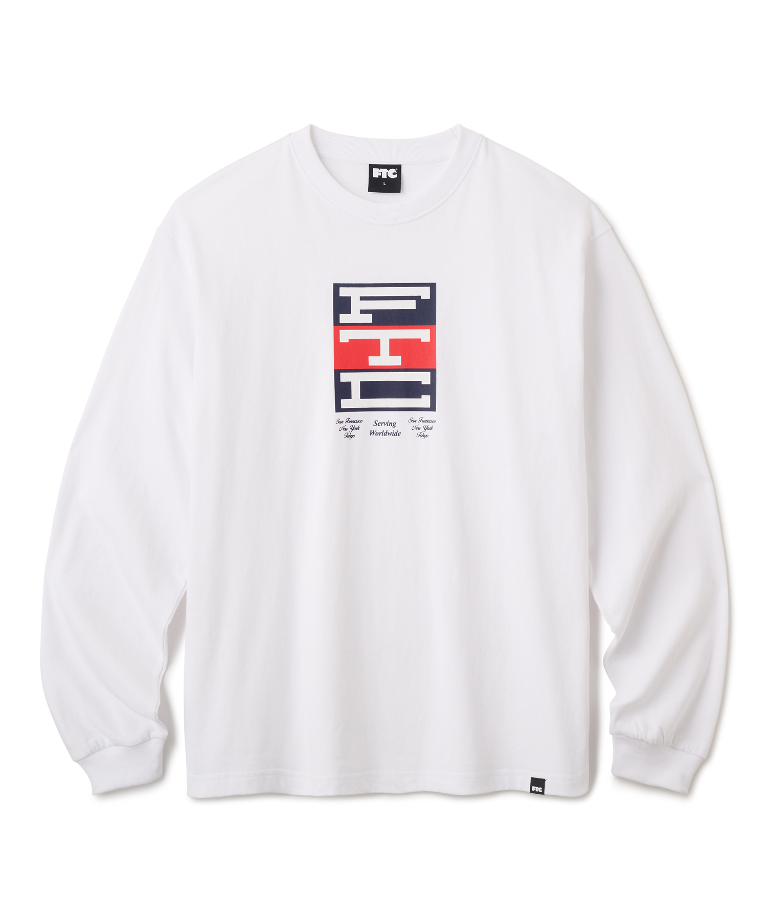 画像1: FTC/RAIL WAYS LS T  WHITE
