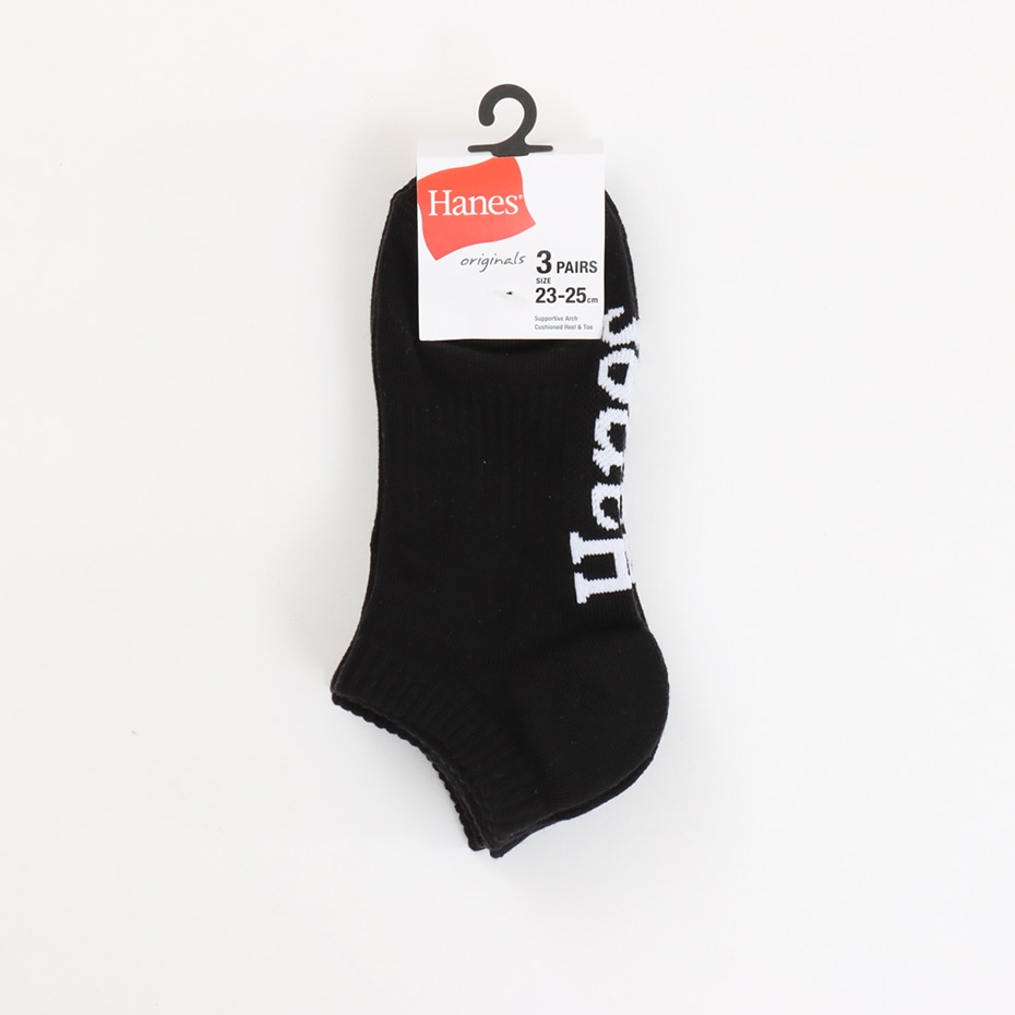 画像1: HANES/SNEAKERS IN SOCKS 3P  BLACK