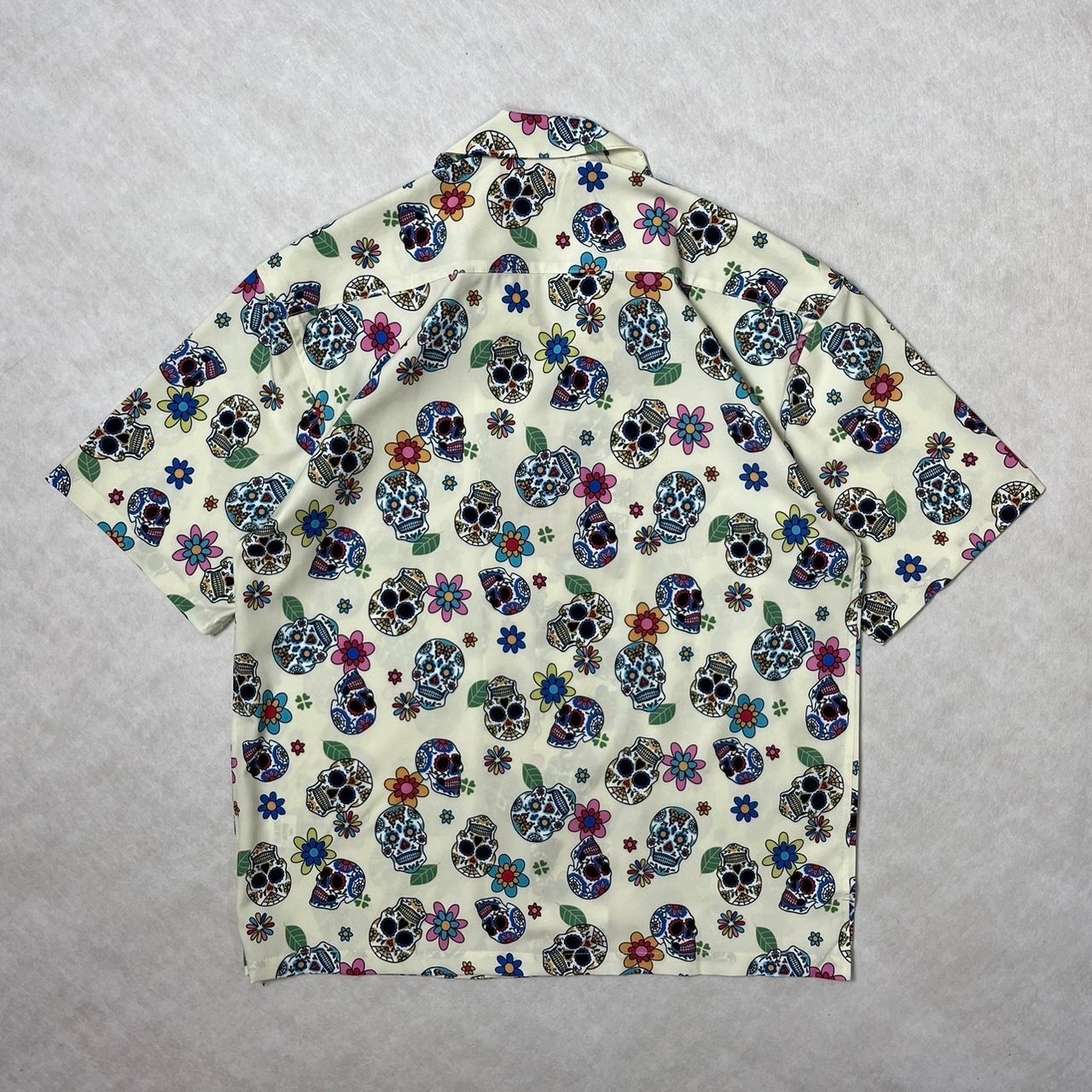画像2: ALCARZA/OPEN SHIRT SKULL  OFFWHITE
