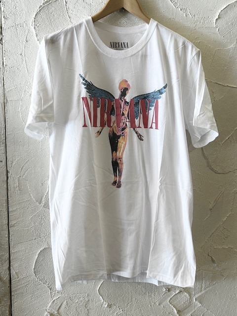 画像1: (店頭在庫分) ROCK OFF/NIRVANA ANGELIC S/S T  WHITE
