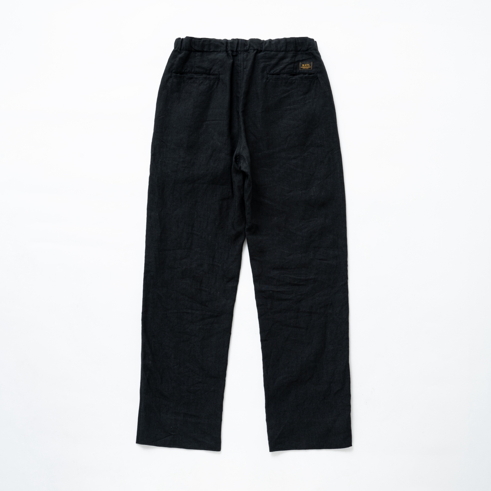 画像2: RATS/LINEN EASY PANTS  BLACK