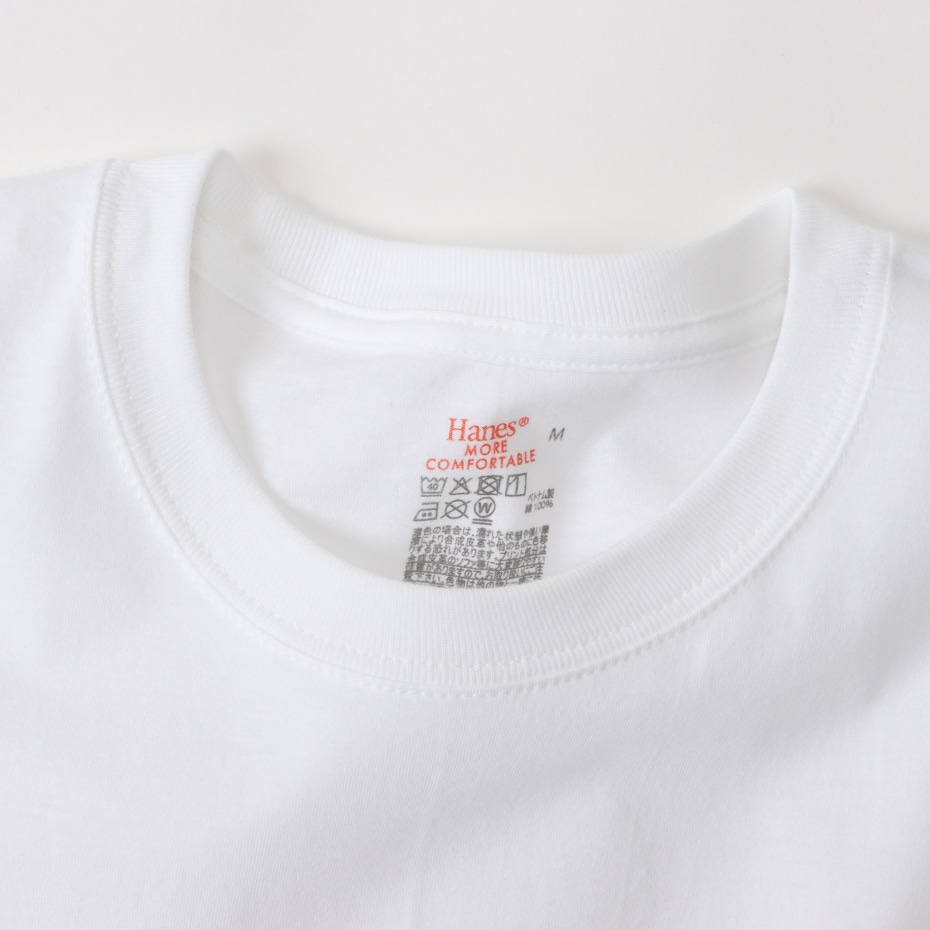 画像2: HANES/2P CREW NECK T  WHITE