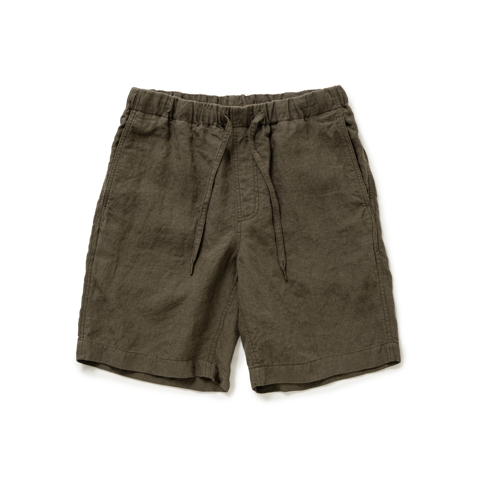 画像1: RATS/LINEN EASY SHORTS KHAKI