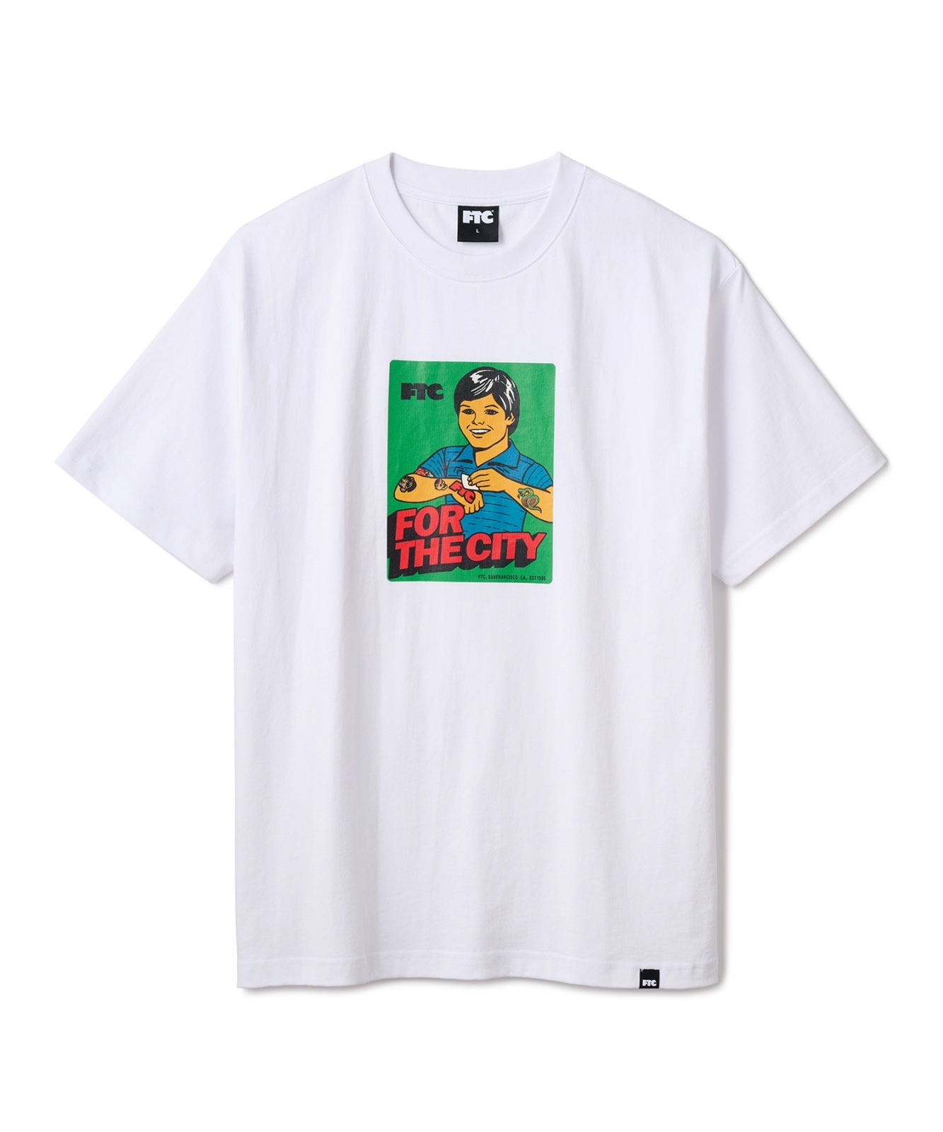 画像1: FTC/TATOO SHOP T  WHITE