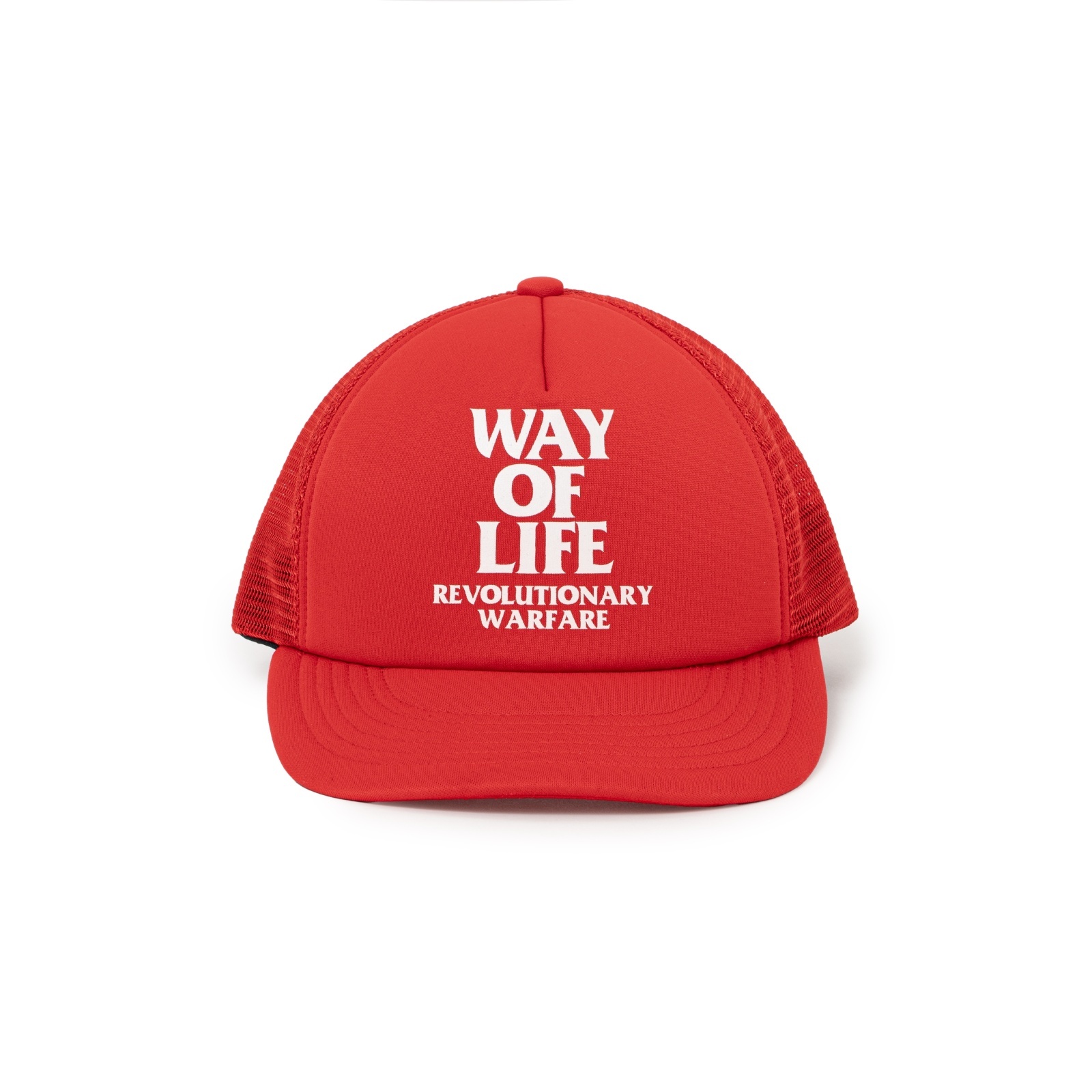 画像1: RATS/MESH CAP WAY OF LIFE  RED