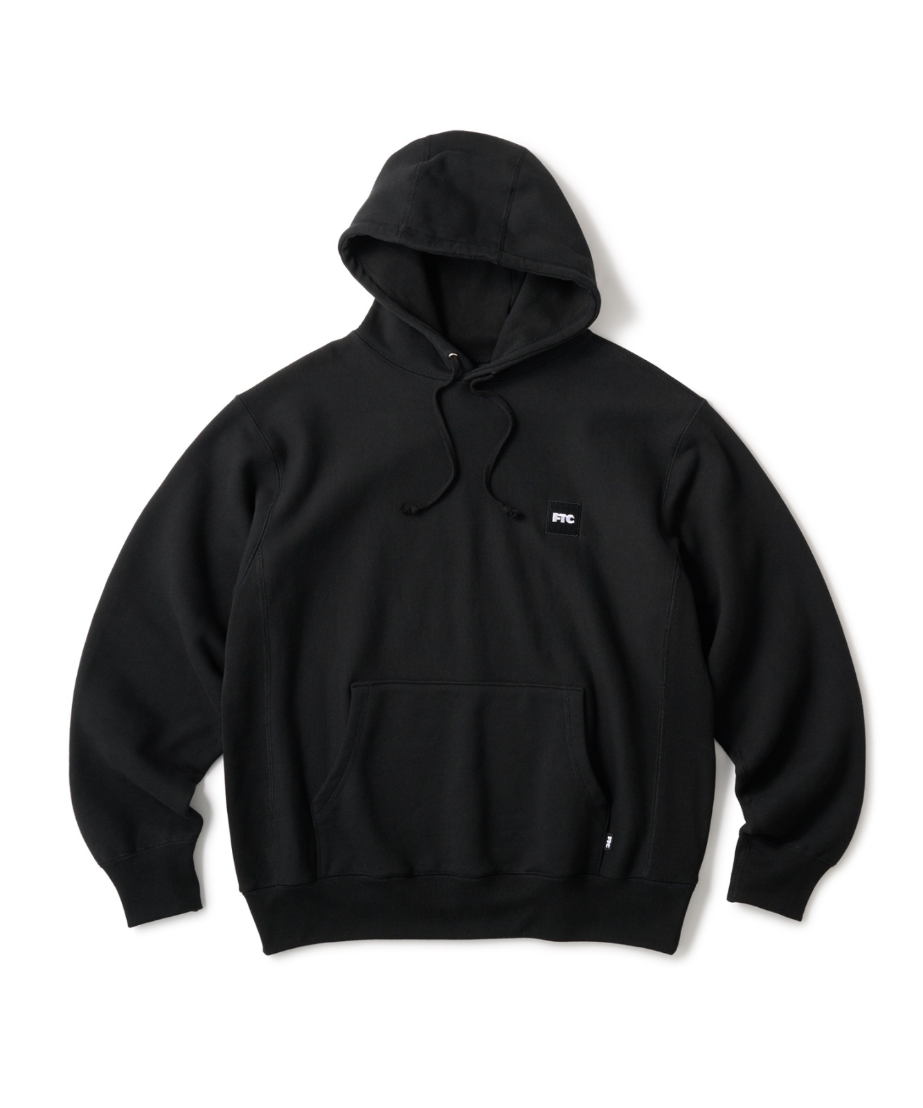 画像1: FTC/BOX LOGO PULLOVER HOODY  BLACK