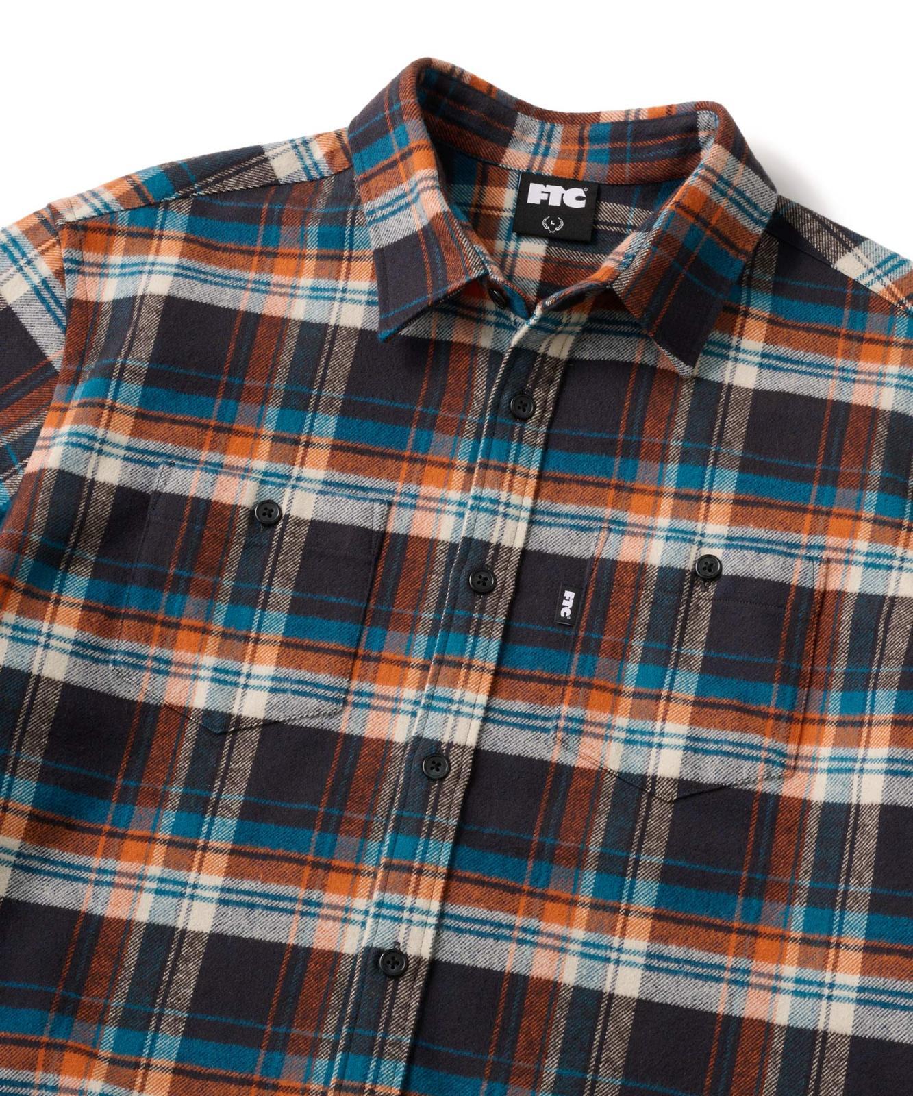 画像2: FTC/HEAVY PLAID NELL SHIRT  ORANGE