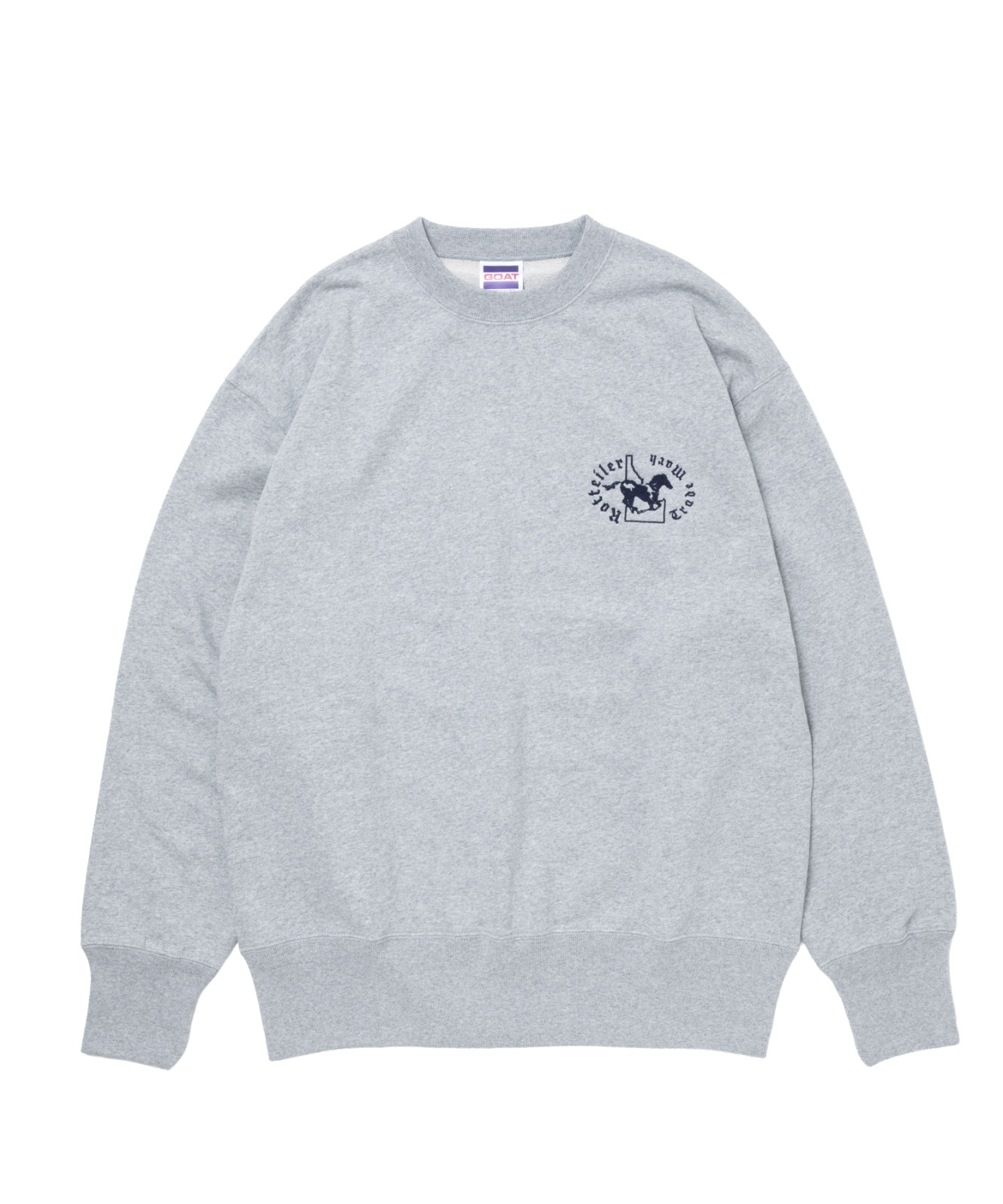 画像1: ROTTWEILER/HORSE SWEATER  GRAY