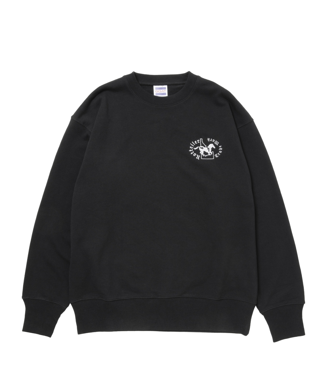 画像1: ROTTWEILER/HORSE SWEATER  BLACK