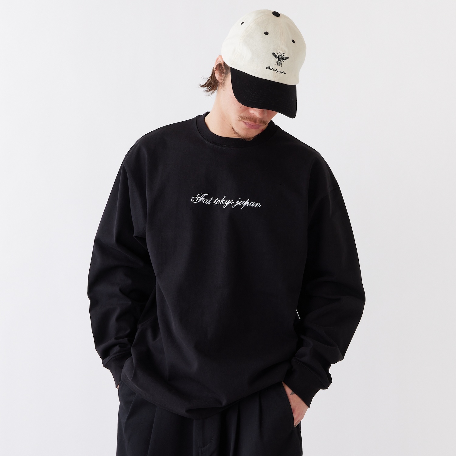 画像3: FAT/CALIGRAT Tee L  BLACK