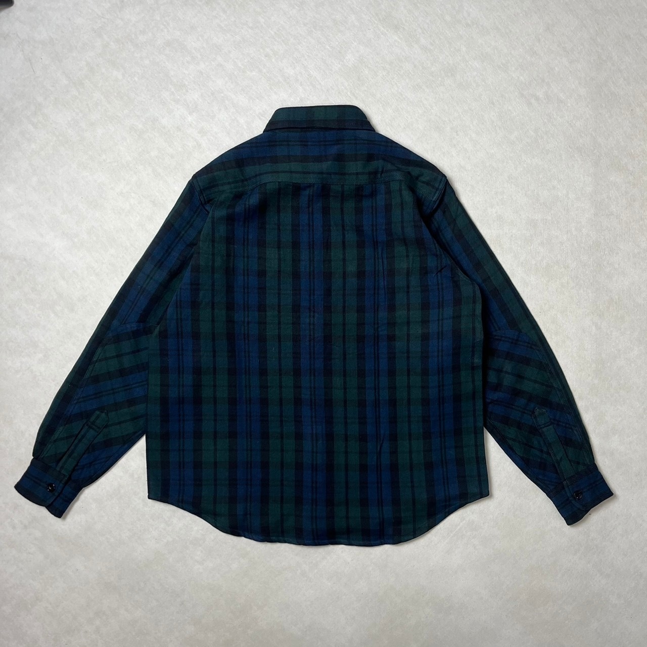 画像2: ALCARZA/HEAVY NELL CHECK WORK SHIRT  BLACKWATCH