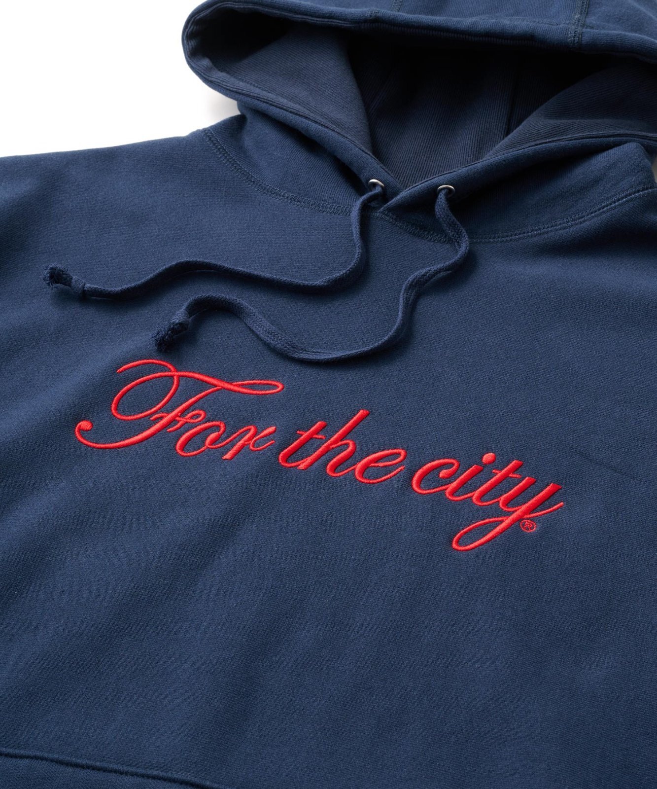 画像2: FTC/SCRIPT LOGO PULLOVER HOODY  NAVY