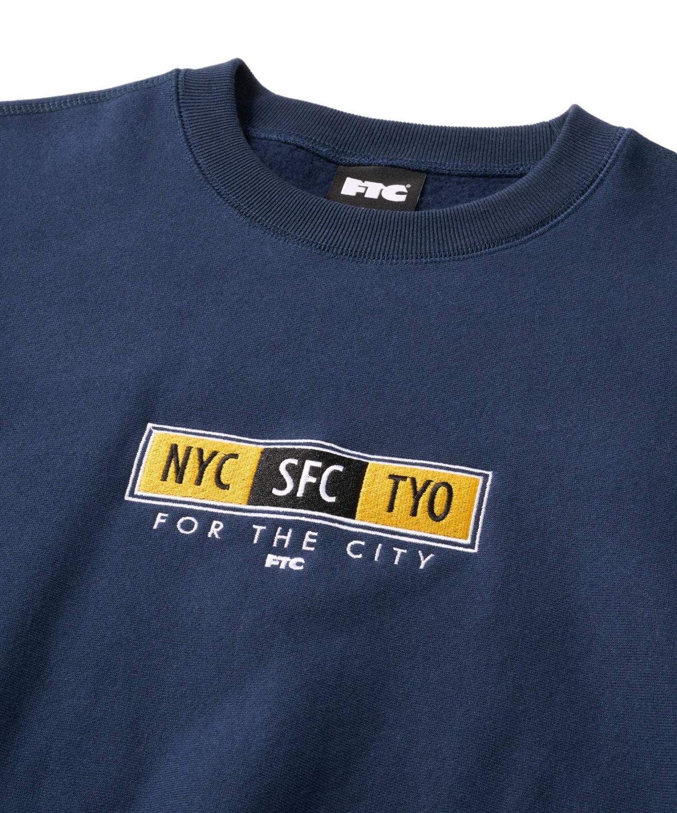 画像2: FTC/BIG CITY CREW NECK  NAVY