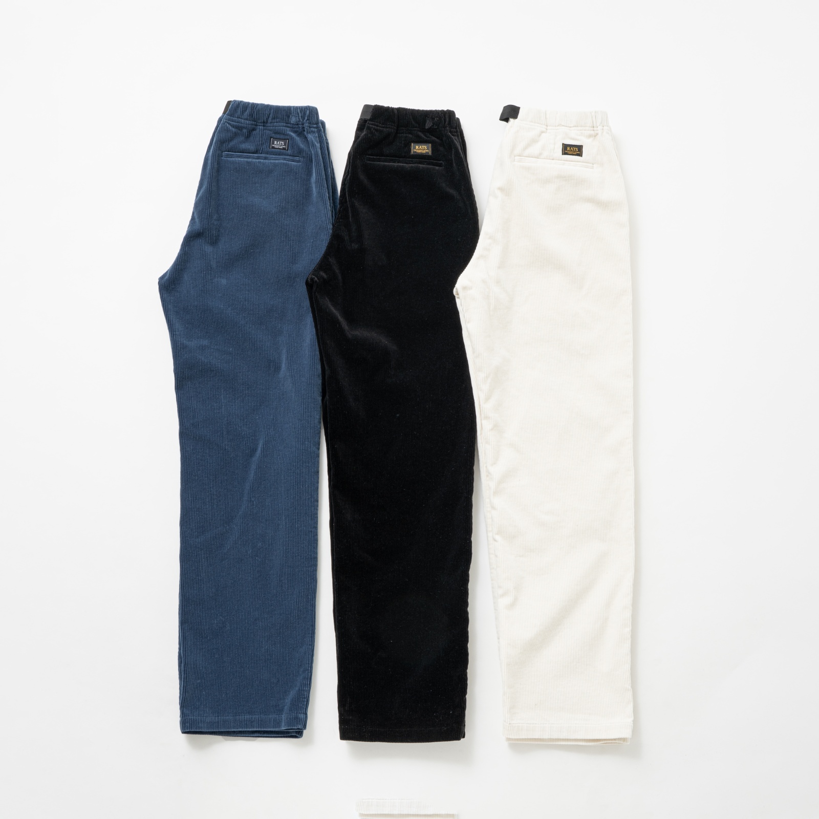 画像3: RATS/CORDUROY EASY PANTS  BLACK