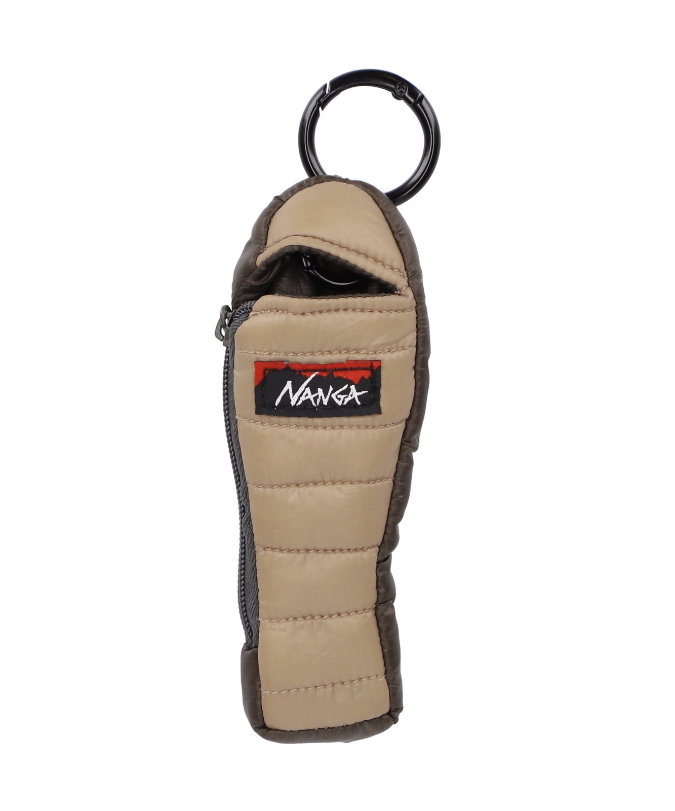 画像1: NANGA/MINI SLEEPING BAG KEY HOLDER  BEIGE