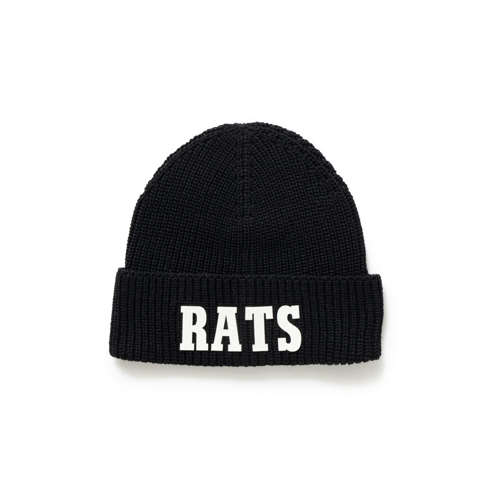 画像1: RATS/KNIT CAP  BLACK