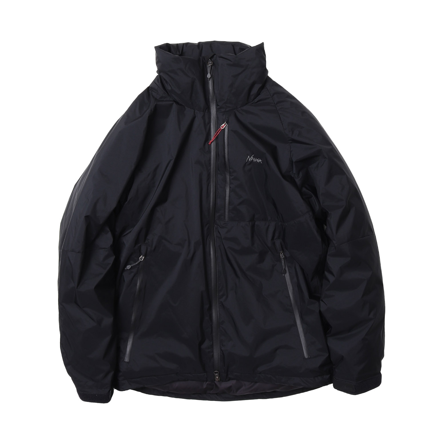 画像1: NANGA/AURORATEX STAND COLLAR DOWN JKT BLACK