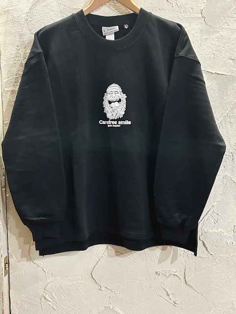画像1: GYMMASTER/CAREFREE SMILE BIG T  BLACK