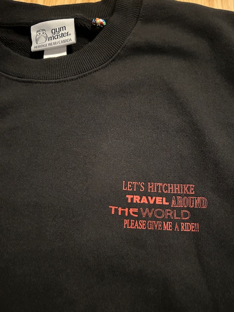 画像4: GYMMASTER/HITCH HIKE SWEAT BIG T  BLACK