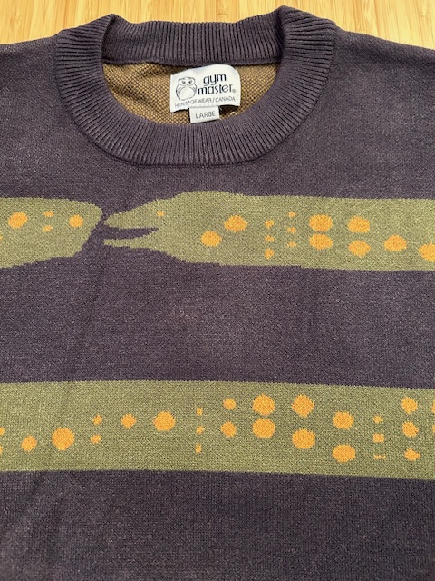 画像3: (再入荷) GYMMASTER/JACQUARD KNIT UTU BORDER  CHARCOAL