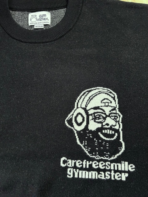 画像4: GYMMASTER/JACQUARD KNIT SMILE CREWNECK  BLACK