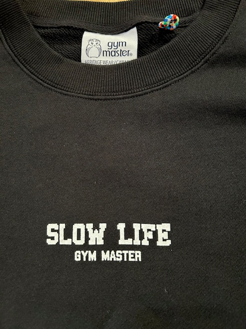 画像4: GYMMASTER/SLOW LIFE SWEAT  BLACK