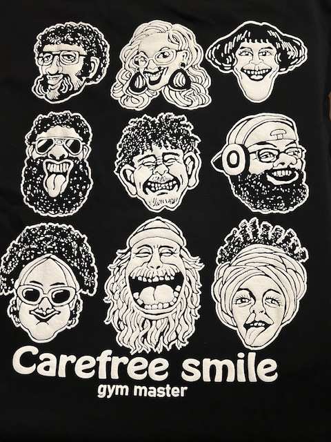 画像4: GYMMASTER/CAREFREE SMILE BIG T  BLACK