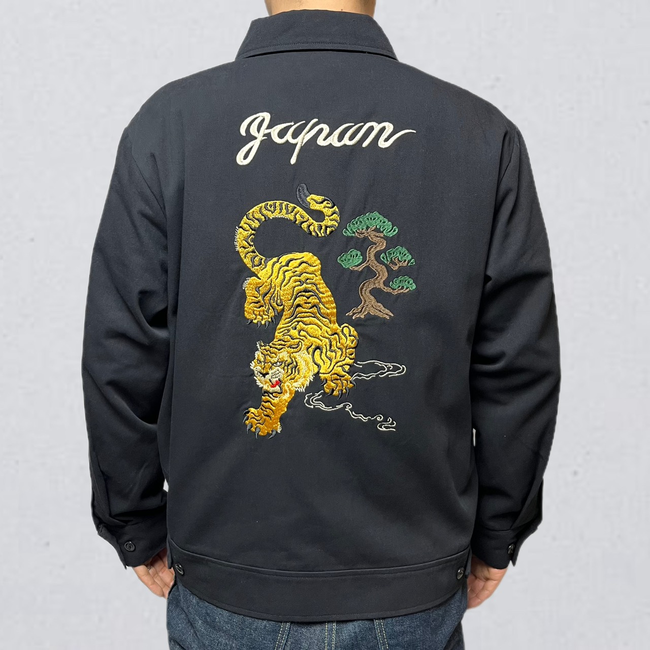 画像1: ALCARZA/DRIZZLER JKT TIGER  BLACK