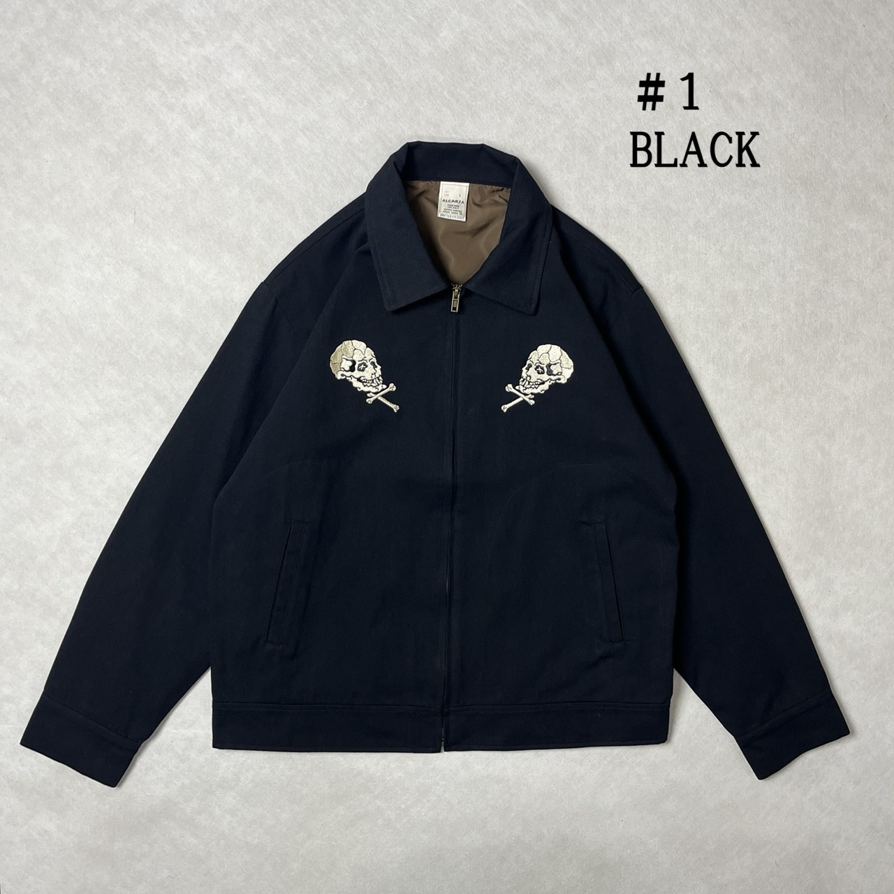 画像3: ALCARZA/DRIZZLER JKT SKULL  BLACK